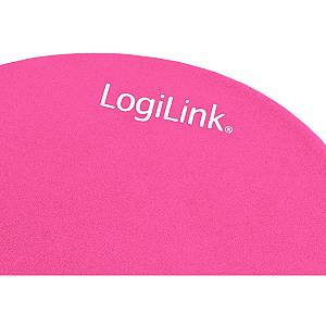 Mauspad LogiLink Silcon Wrist pink