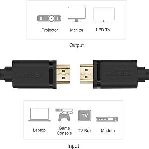 Unitek HC HDMI 2.0 Cable 0.5m Y-C185M