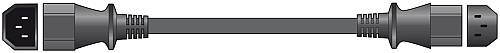 Mercury IEC Extension Lead 2.0m Bag 114.053UK