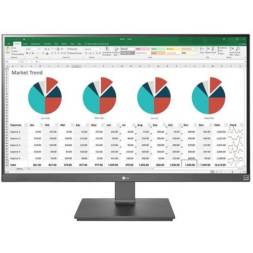 68.6cm/27 (3840x2160) LG 27UK670P-B 16:9 5ms IPS HDMI DP USB-C Pivot VESA UHD Black