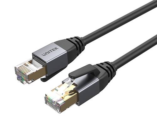 Unitek Network Patch Cable CAT8 Black 1.0m C18149A-1M