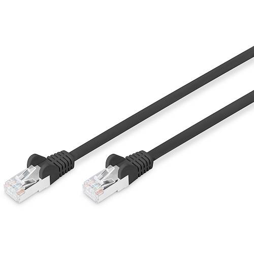 DIGITUS CAT6 RJ45 S/FTP Patchkabel 10.0m schwarz