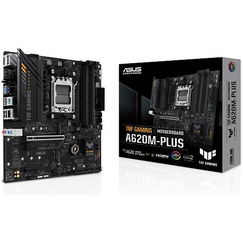 MB ASUS TUF GAMING A620M-PLUS (AMD.AM5.DDR5.mATX)