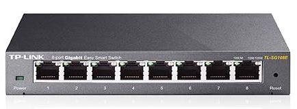 Tp-link Switch 8PORTS Gigabit Lan Ports, Easy Smart, Qos, L2, Vlan, Desktop, Uk Plug