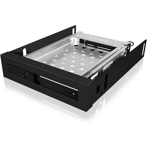 Wechselrahmen. 1xSATA 2.5 zu 1xSATA Host. trägerlos. für 3.5 Schacht ICY BOX