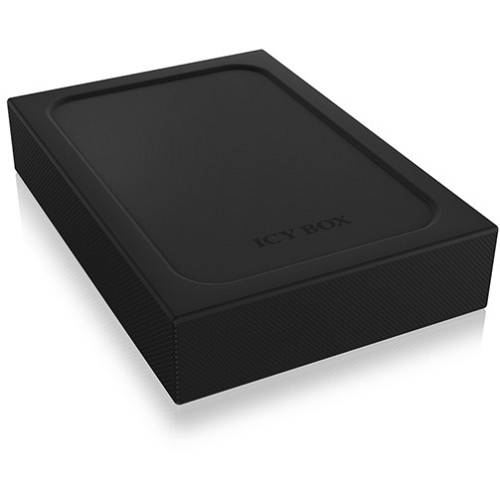 2.5 6cm 1x SATA 2.5 (bis 15 mm BH) zu 1x USB 3.0 Host. Schreibschutz Funktion. Aluminium + Siliconschutzhülle. ICY BOX