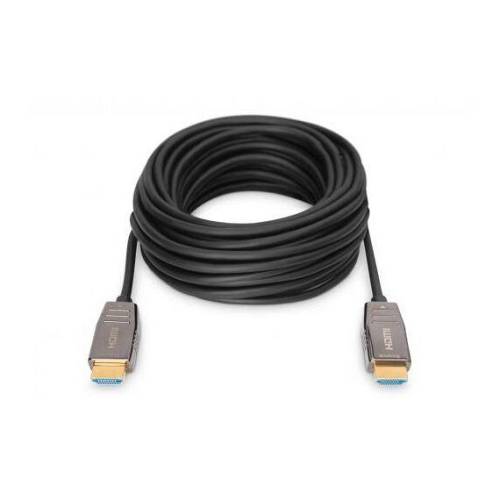DIGITUS HDMI AOC Hybrid Glasfaserkabel UHD 8K 20m schwarz