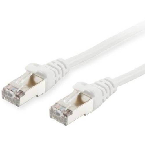Equip Patchkabel Cat6A S/FTP 2xRJ45 25.00m weiß LSZH Polybeutel