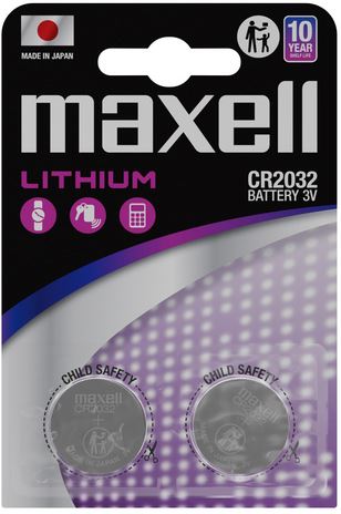 Maxell Batteries CR2032 2PC Blist Pk 4902580787806