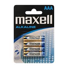 Maxell Batteries Aaa LR03 4PK Blister 4902580164010
