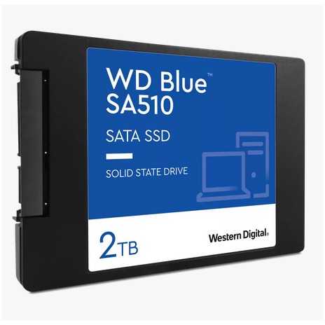 2.5 WD Blue SA510 2TB SATA III 6Gb/s cased 6.9cm 2.5Zoll 7mm internal single-packed