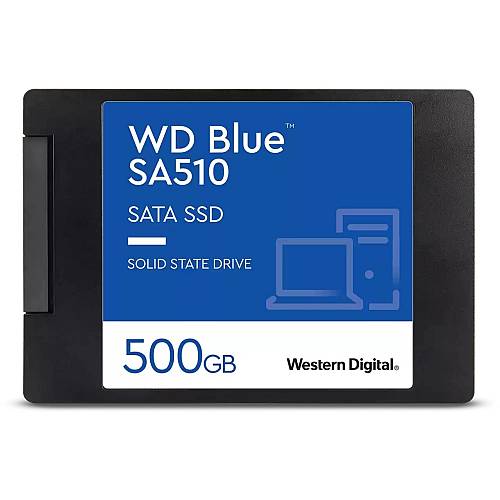 2.5 WD Blue SA510 500GB SATA III 6Gb/s cased 6.9cm 7mm internal single-packed