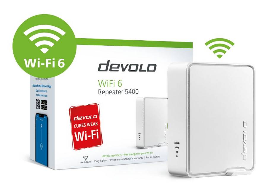 Devolo WiFi 6 Repeater 5400 (865) UK