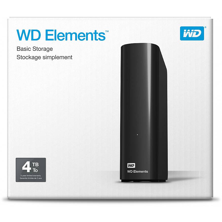 3.5 4TB WD Elements Desktop USB 3.0