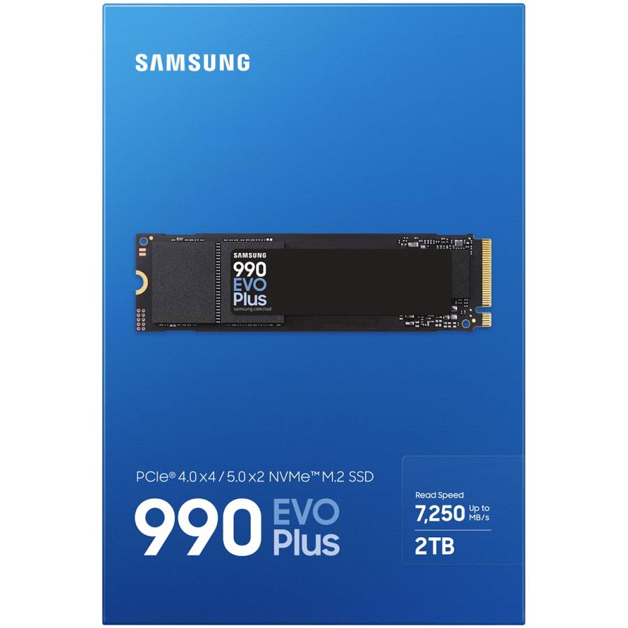 M.2 2TB Samsung 990 EVO Plus NVMe PCIe 5.0 x 2