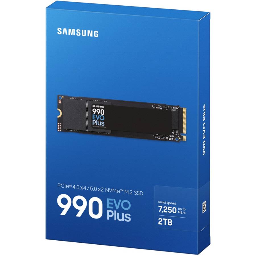 M.2 2TB Samsung 990 EVO Plus NVMe PCIe 5.0 x 2