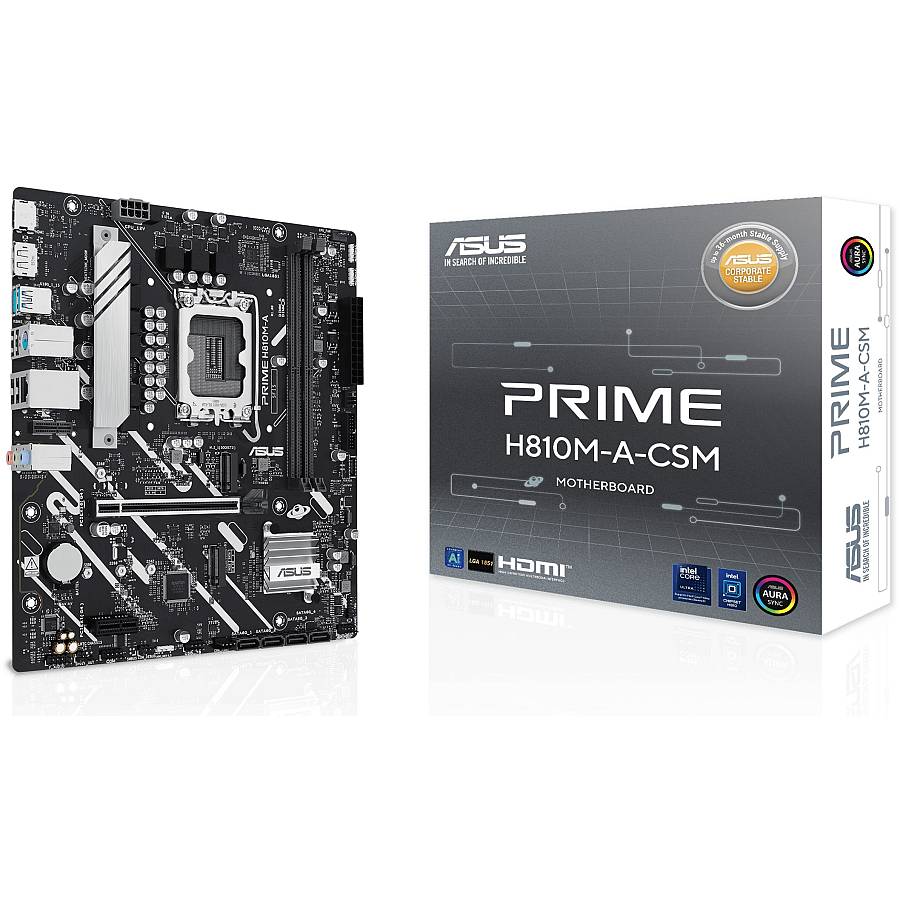 ASUS PRIME H810M-A-CSM (Intel.LGA1851.DDR5.mATX)