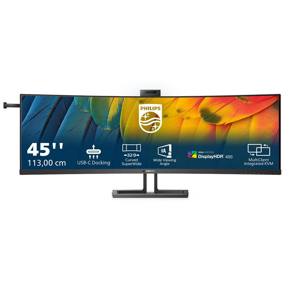 Philips 113.0cm(44.5) 45B1U6900CH 32:9 2xHDMI+DP+USB-C Curv retail