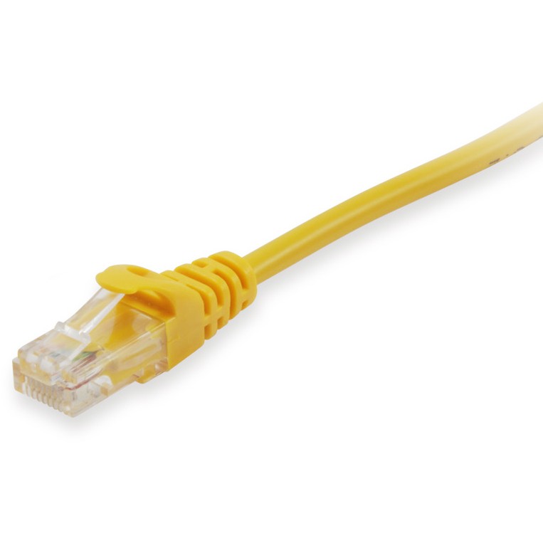 Equip Patchkabel Cat6 U/UTP 2xRJ45 5.00m gelb Polybeutel