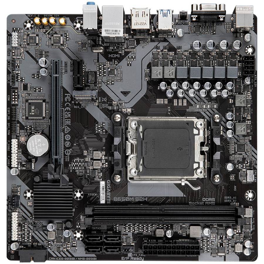 Gigabyte B650M S2H (B650.AM5.mATX.DDR5)