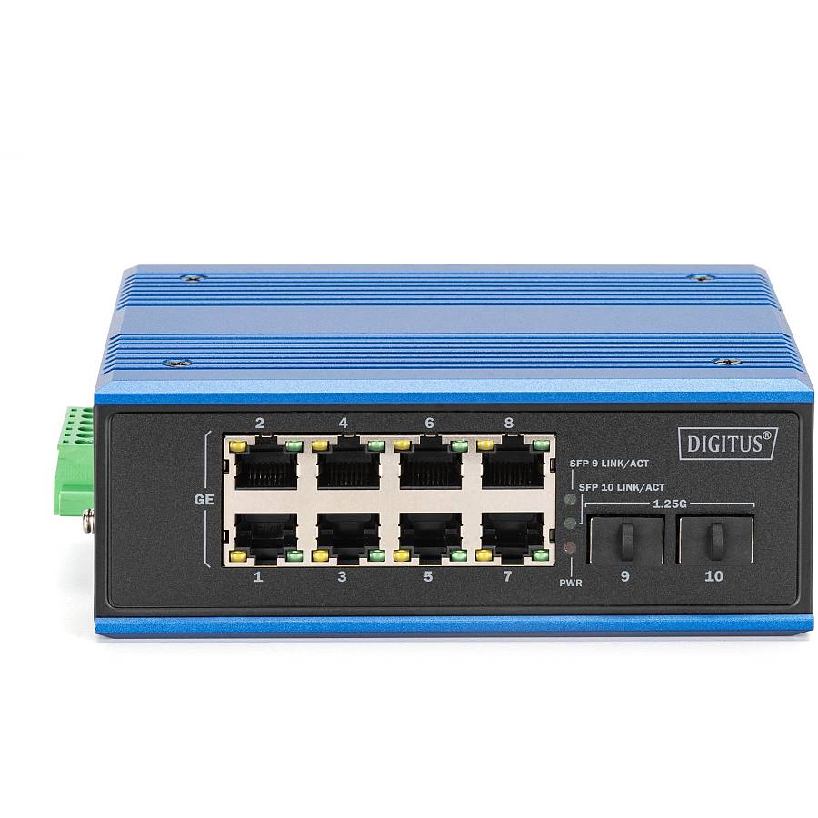 Digitus 8+2P Industrial Gigabit Ethernet PoE Switch