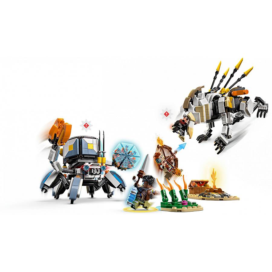 LEGO 77037 Horizon Adventures Aloy und Varl vs. Panzerwanderer und Sgezahn