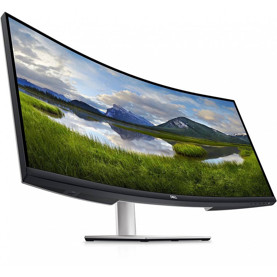 86.42cm/34 (34401440) Dell S3423DWC 21:9 WQHD VA 4ms 100Hz 2xHDMI DP USB-C Silver/Black