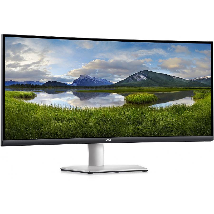 86.42cm/34 (34401440) Dell S3423DWC 21:9 WQHD VA 4ms 100Hz 2xHDMI DP USB-C Silver/Black